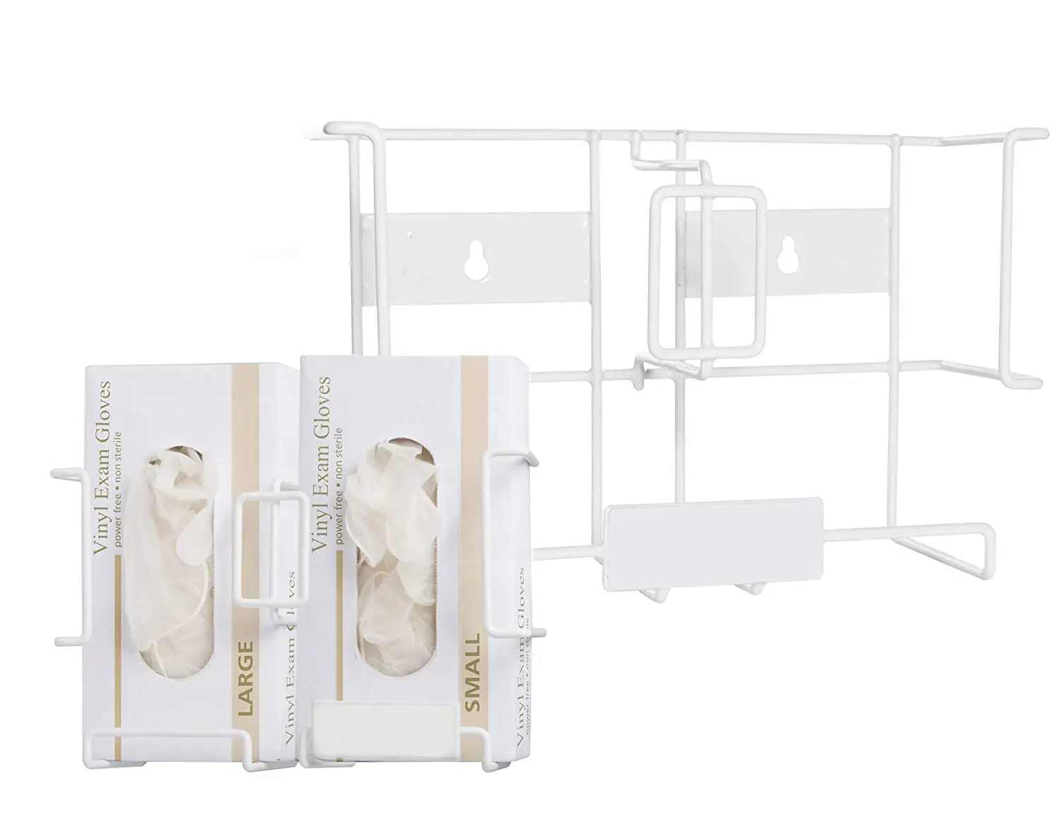 Buy 10 Double Glove Box Holders Durable Vinyl Metal